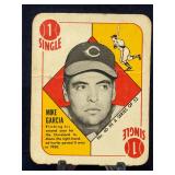 1951 Topps Connie Mack Mike Garcia 40 Indians