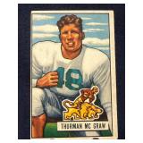 1951 Bowman Thurman McGraw Detroit Lions No 27