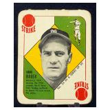 1951 Bowman Red Back Hank Bauer Card No 24