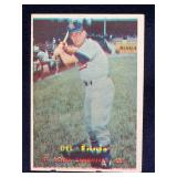 1957 Topps Del Ennis Cardinals Baseball Card 260