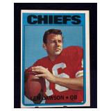 1972 Topps Len Dawson Chiefs Card 245