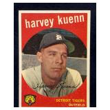 1959 Topps Harvey Kuenn Tigers No 70