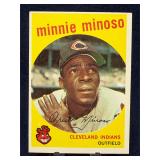1959 Topps Minnie Minoso Indians No 80