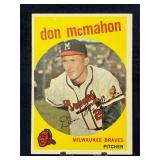 1959 Topps Don McMahon Braves Card No 3