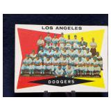1960 Topps Team Dodgers Checklist Card 18