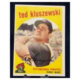 1959 Topps Ted Kluszewski Pirates No 35
