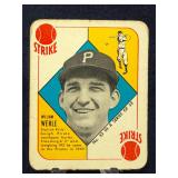 1951 Topps Connie Mack William Werle Card 33