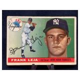 1954 Topps Frank Leja New York Yankees Card 99