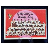 1958 Topps Baseball White Sox Team Checklist Card