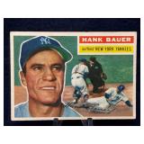 1956 Topps Hank Bauer New York Yankees No 177