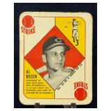 1951 Topps Connie Mack Al Rosen 35 Indians
