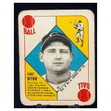 1951 Bowman Red Back Early Wynn Card No 8