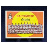 1958 Topps Baltimore Orioles Team Card 48
