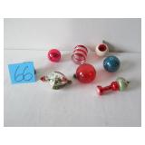 7 ASSORTED CHRISTMAS TREE ORNAMENTS