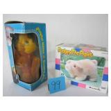 BATTERY OPERATED PLAYFUL KITTEN & PUDGY THE PIG