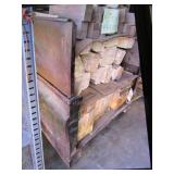 metal wood cart(wood not included)