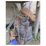 2 horse tanks & items