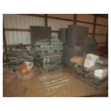 all metal cabinets & drawers