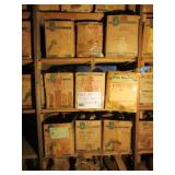 all boxes of firewood & duck parts