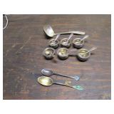 all sterling silver salt dips & spoons