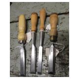 4 chisels