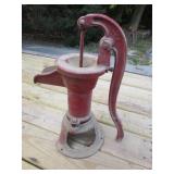 red pitcher pump