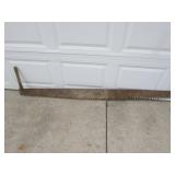 two man saw, 1 handle missing