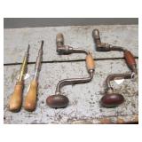 antique hand drills & yankee screwdrivers