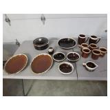 all brown dishes incl:monmouth