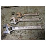 3 sears adj. wrenches