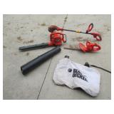 electric leaf blower,hedgetrimmers,weedeater