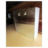 new medicine cabinet w/glass shelves