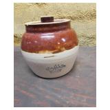 crown stoneware beanpot