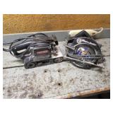 craftsman belt sander & b&d circular saw