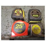 4 tape measures