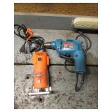 1/4" trimmer router & makita electric drill,works