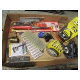 tape measure,soldering iron & items