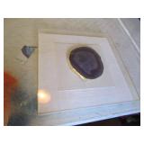 framed genuine agate