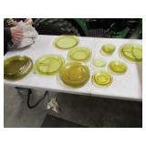 all yellow depression dishes