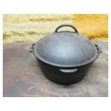 cast iron pot w/lid