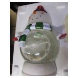 17" snowman snow globe
