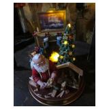 thomas kinkade lighted christmas display, works