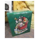 christmas cookie jar