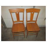 2 solid chairs