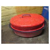 red enamel roaster pan