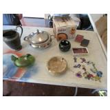 hen on nest,stained glass items & items