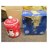 snow globe & cookie jar