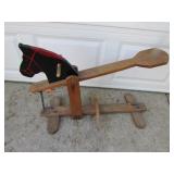 antique bouncy horse