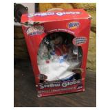 inflatable christmas snow globe