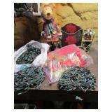 christmas lights & bear